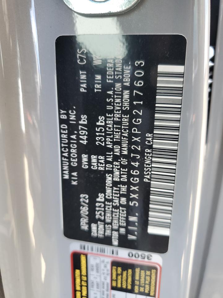 2023 Kia K5 Gt Line VIN: 5XXG64J2XPG217603 Lot: 69647785