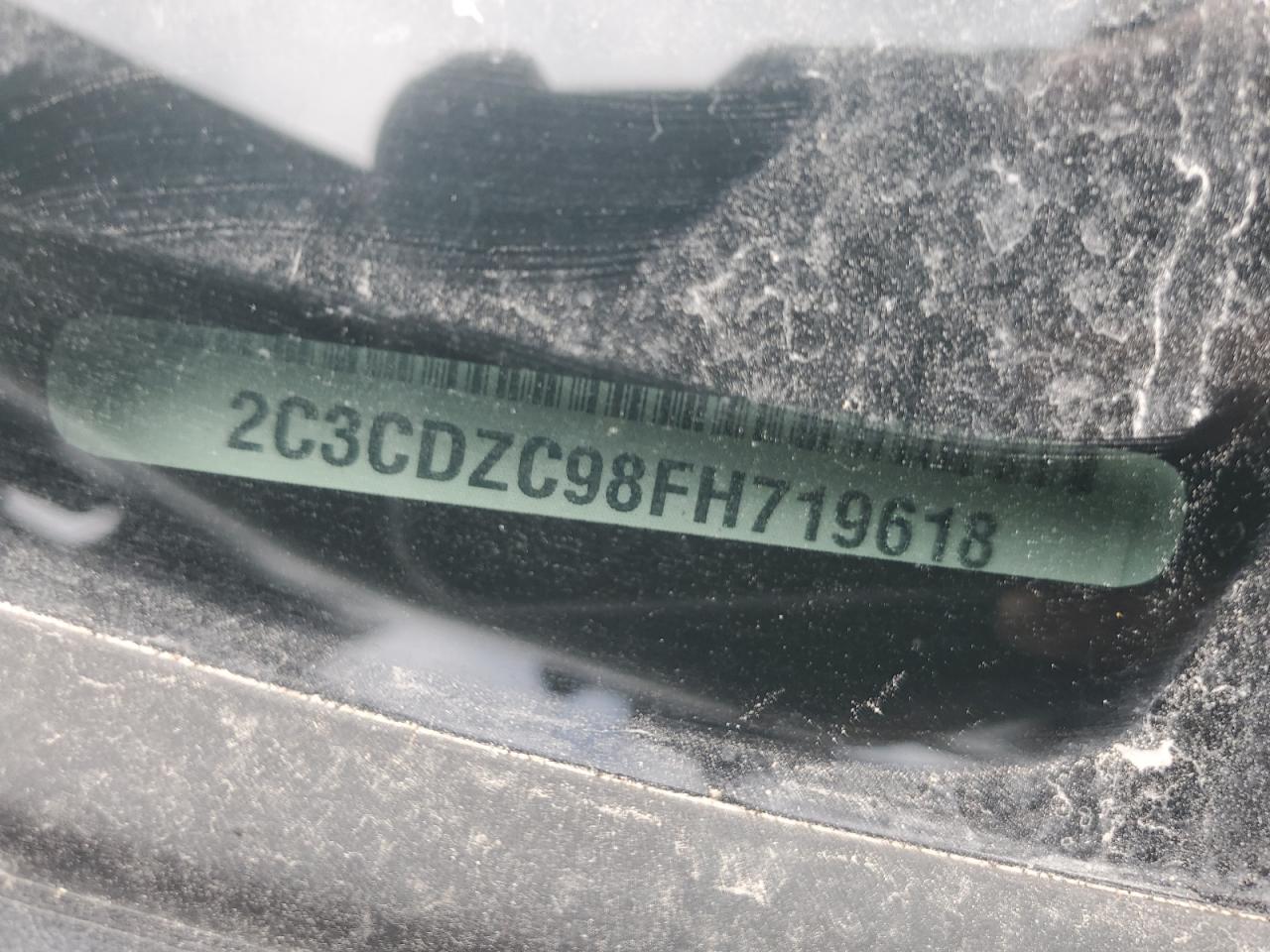 2015 Dodge Challenger Srt Hellcat VIN: 2C3CDZC98FH719618 Lot: 68261615