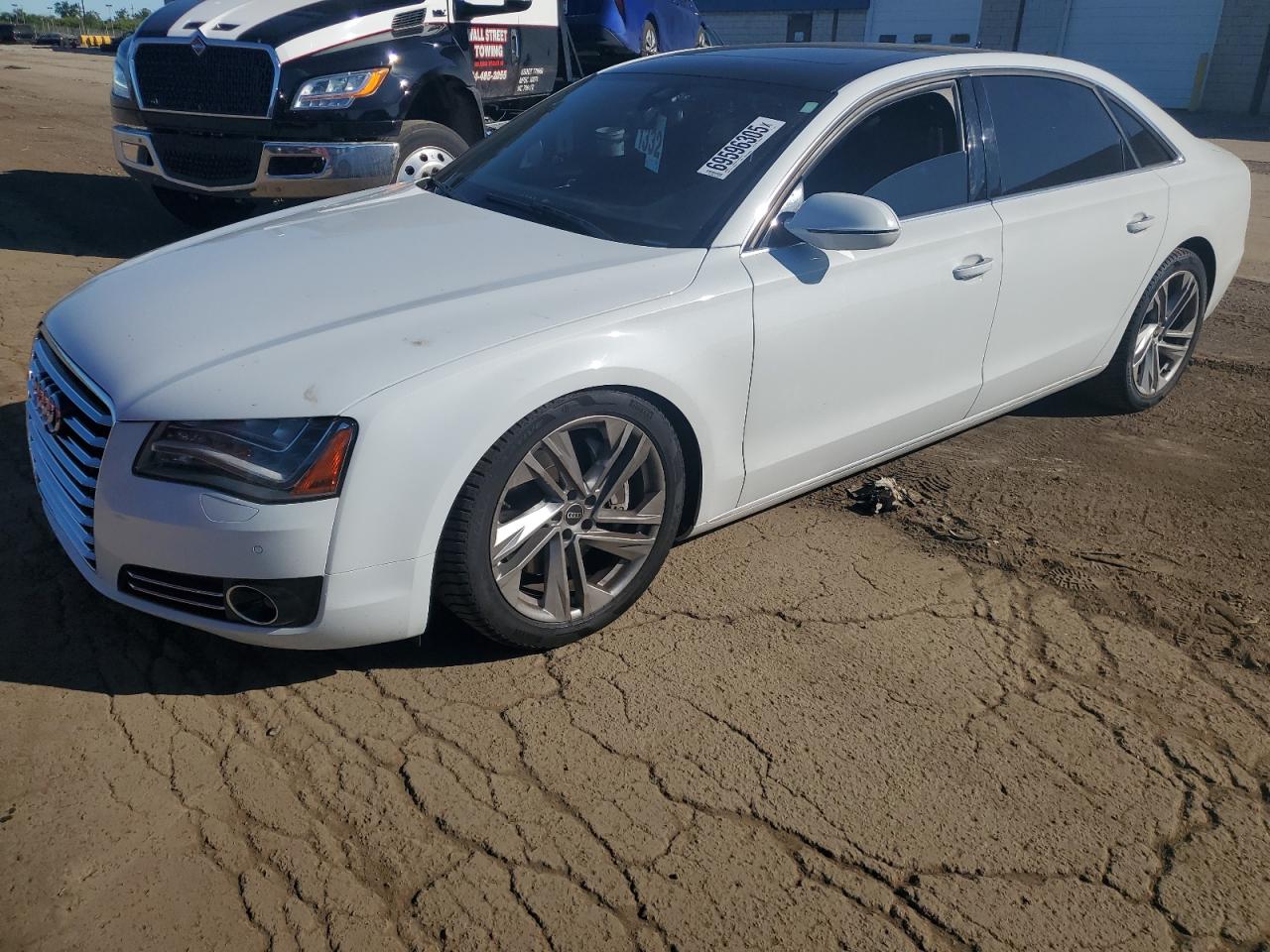 2014 Audi A8 L Quattro white null gas WAUR2AFD5EN005283 photo #1