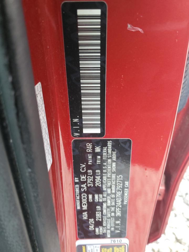 2024 Kia Forte Lx VIN: 3KPF24AD7RE792715 Lot: 70815445