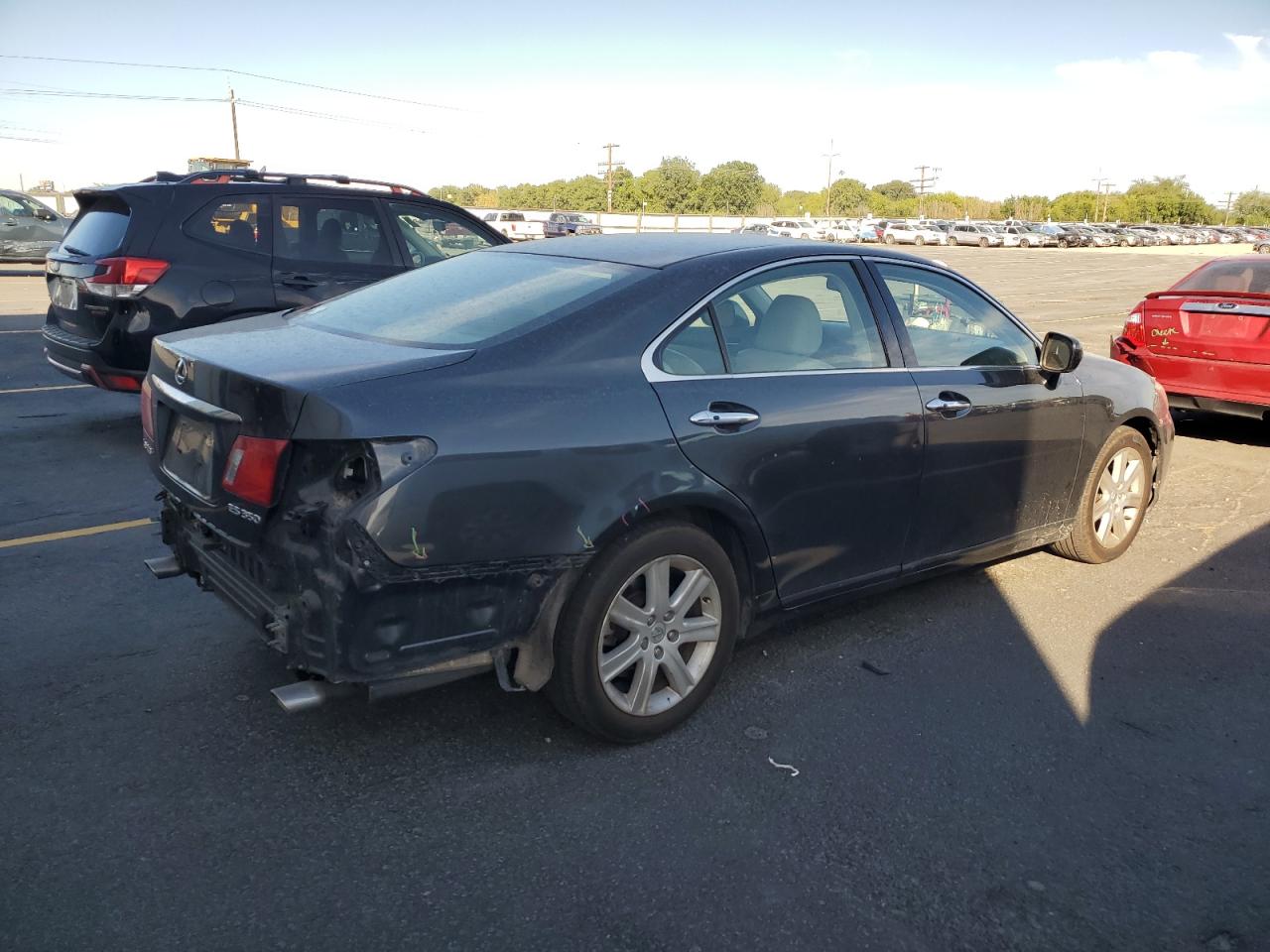 2007 Lexus Es 350 charcoal sedan gas JTHBJ46G972003106 photo #4