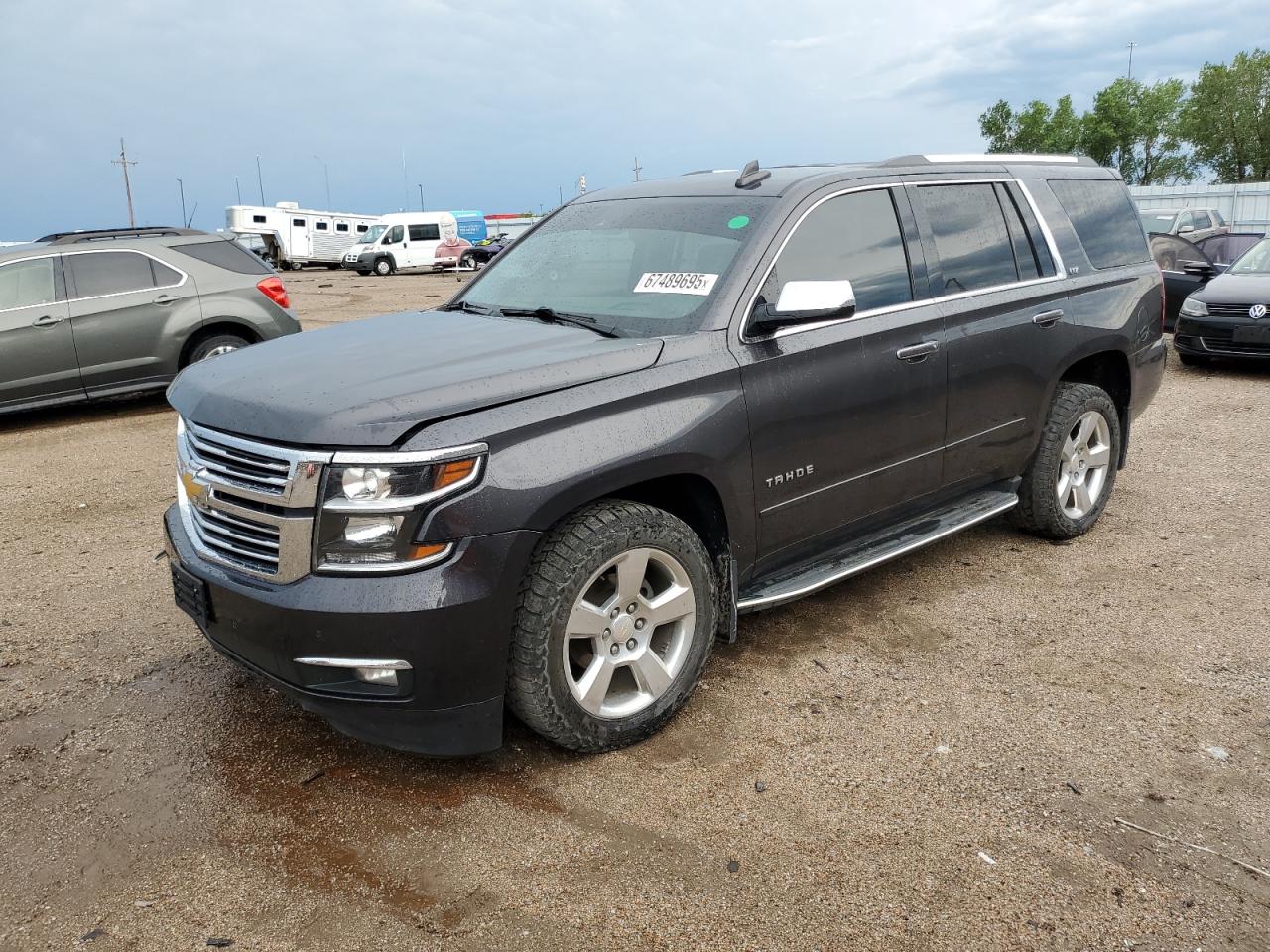2016 Chevrolet Tahoe K1500 Ltz charcoal null gas 1GNSKCKC2GR483290 photo #1
