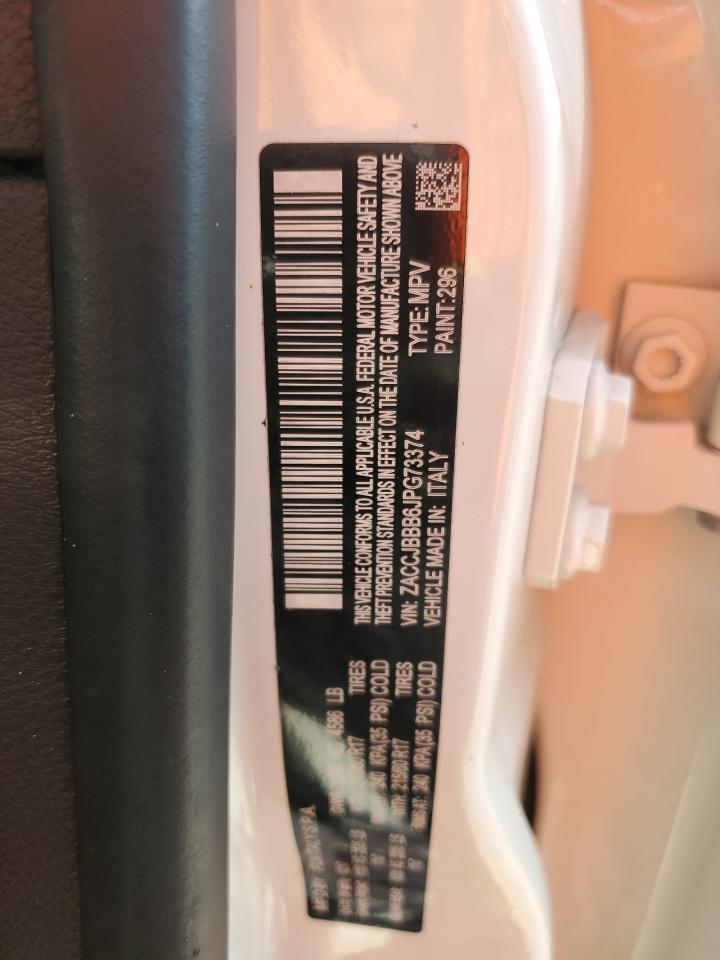 2018 Jeep Renegade Latitude VIN: ZACCJBBB6JPG73374 Lot: 68723615