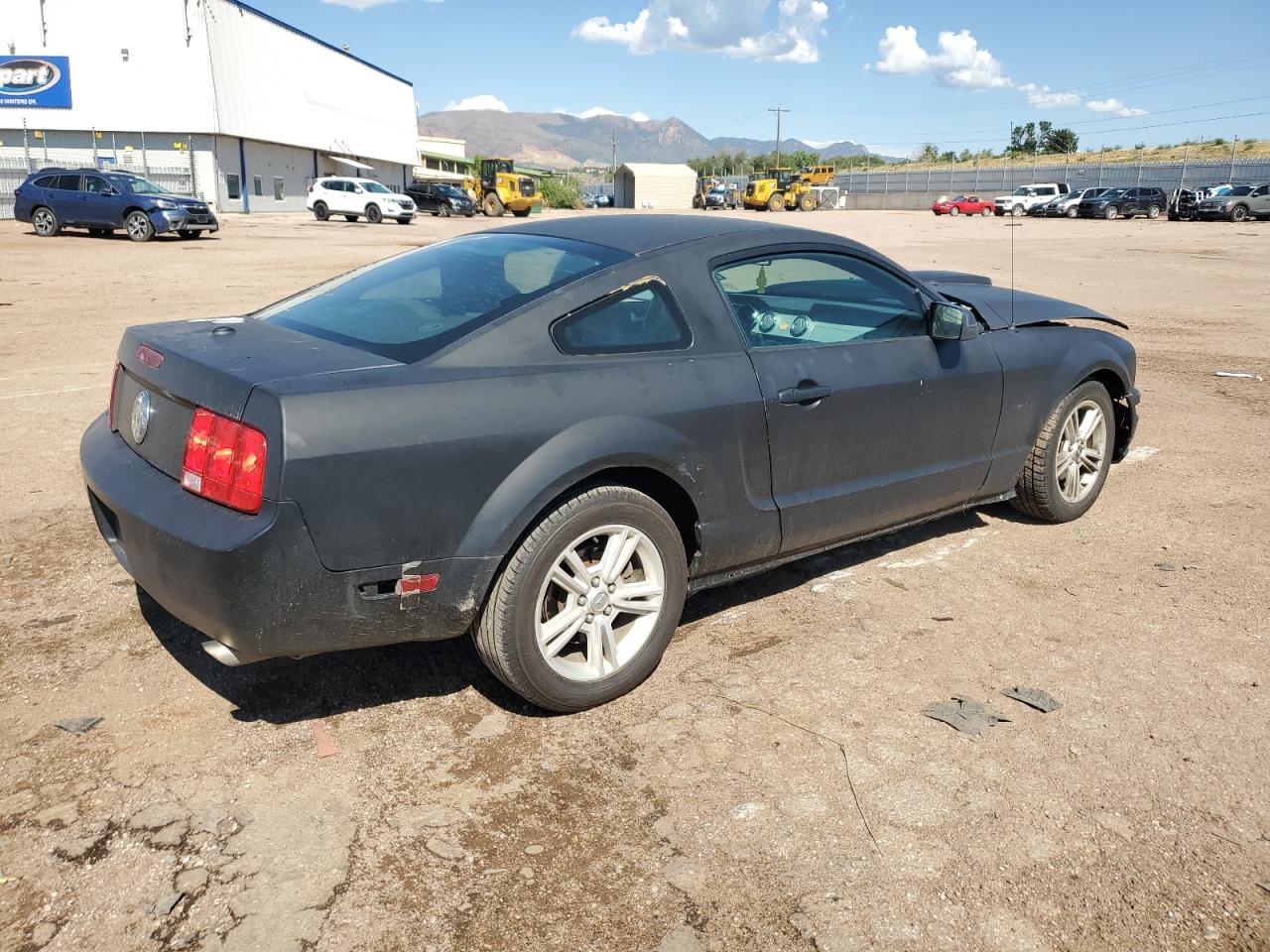 2009 Ford Mustang black null gas 1ZVHT80N995116430 photo #4