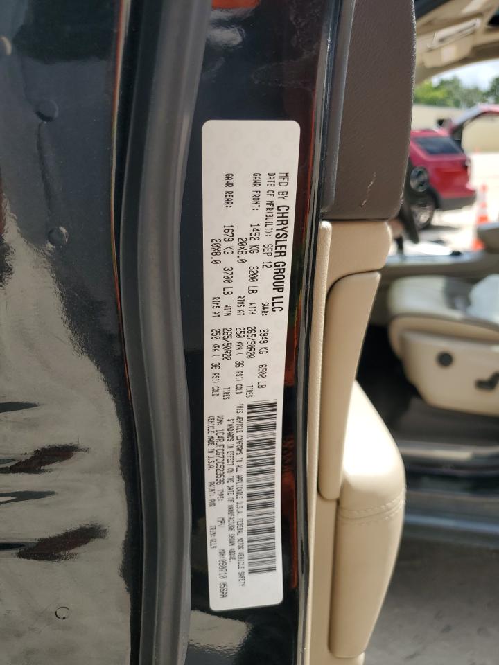2013 Jeep Grand Cherokee Overland VIN: 1C4RJFCG7DC523536 Lot: 69835135