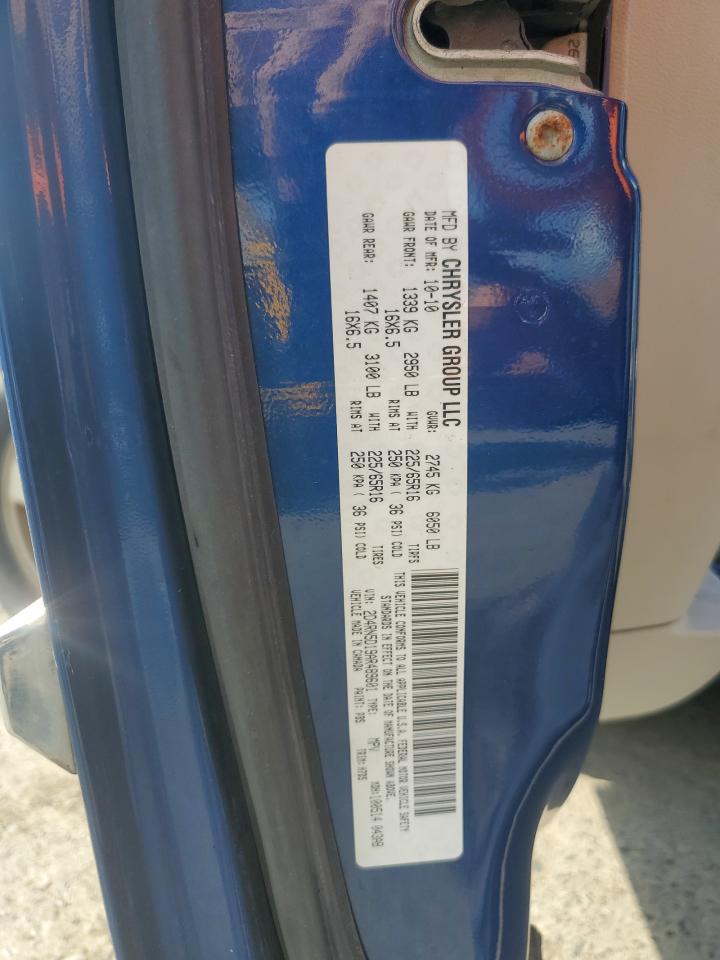 2010 Dodge Grand Caravan Sxt VIN: 2D4RN5D19AR489601 Lot: 70629315