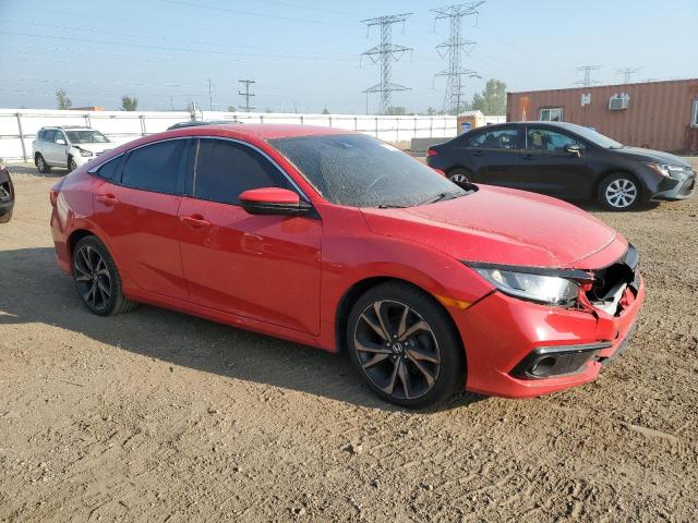  HONDA CIVIC 2021 Красный