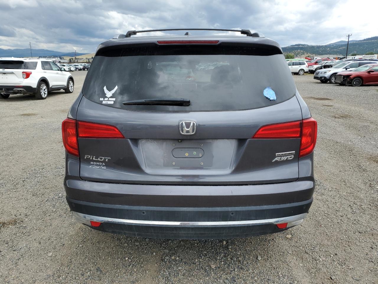 2016 Honda Pilot Touring VIN: 5FNYF6H92GB057674 Lot: 68116615