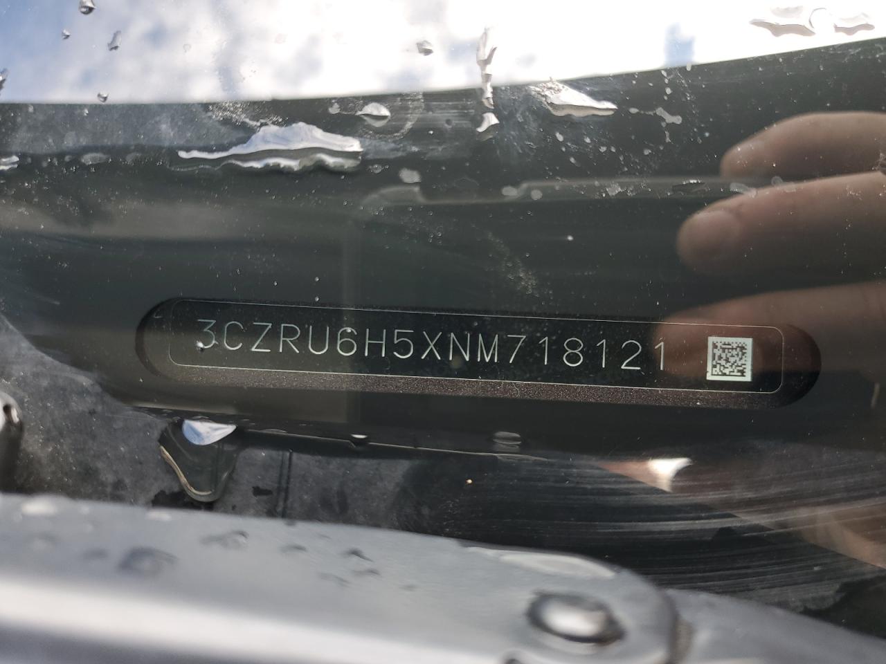 2022 Honda Hr-V Ex VIN: 3CZRU6H5XNM718121 Lot: 69448415