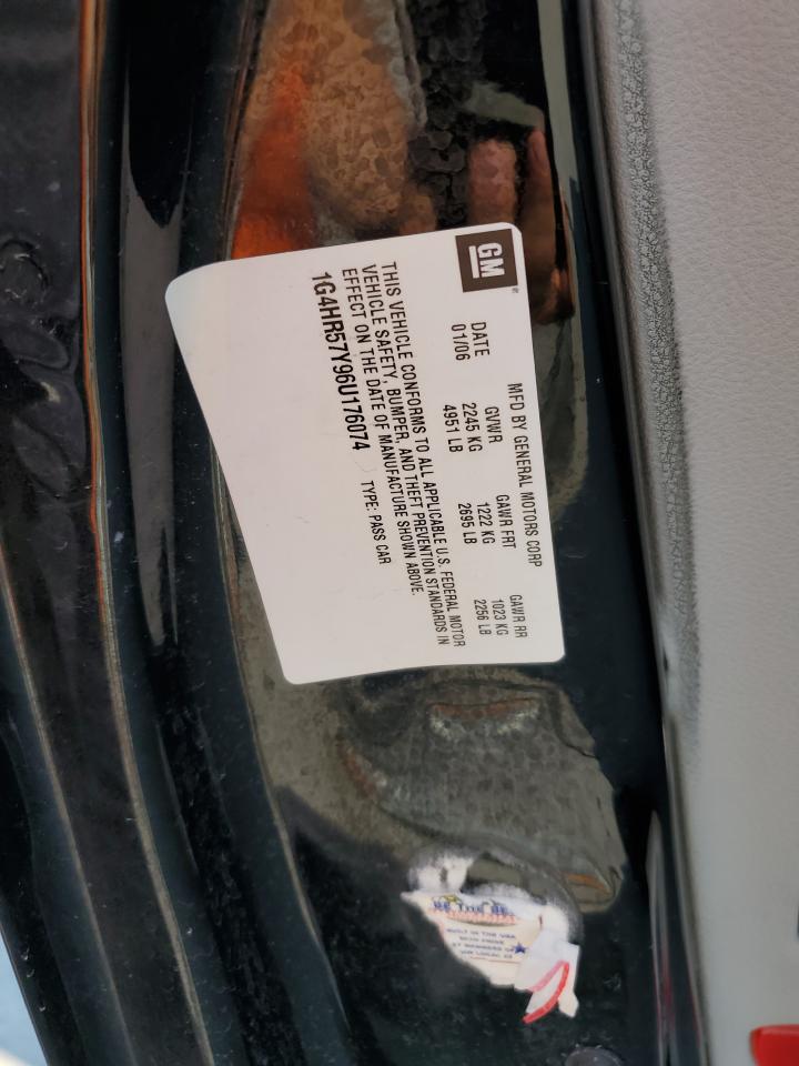 1G4HR57Y96U176074 BUICK LUCERNE 2006 BLACK Photo 13