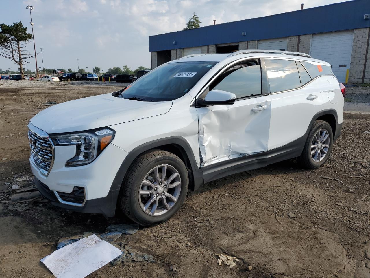 2023 GMC Terrain Slt white null gas 3GKALPEG0PL200405 photo #1