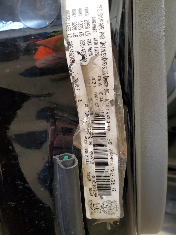 2007 Jeep Grand Cherokee Srt-8 VIN: 1J8HR78397C646106 Lot: 67486435