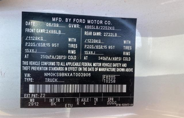 2010 FORD TRANSIT CONNECT XLT  