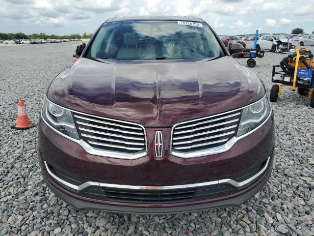  LINCOLN MKX 2017 Bordowy