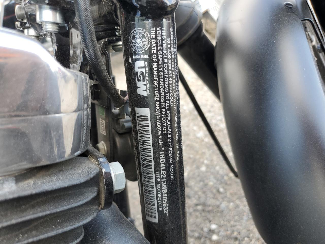 2022 Harley-Davidson Xl883 N VIN: 1HD4LE213NB405632 Lot: 67723075