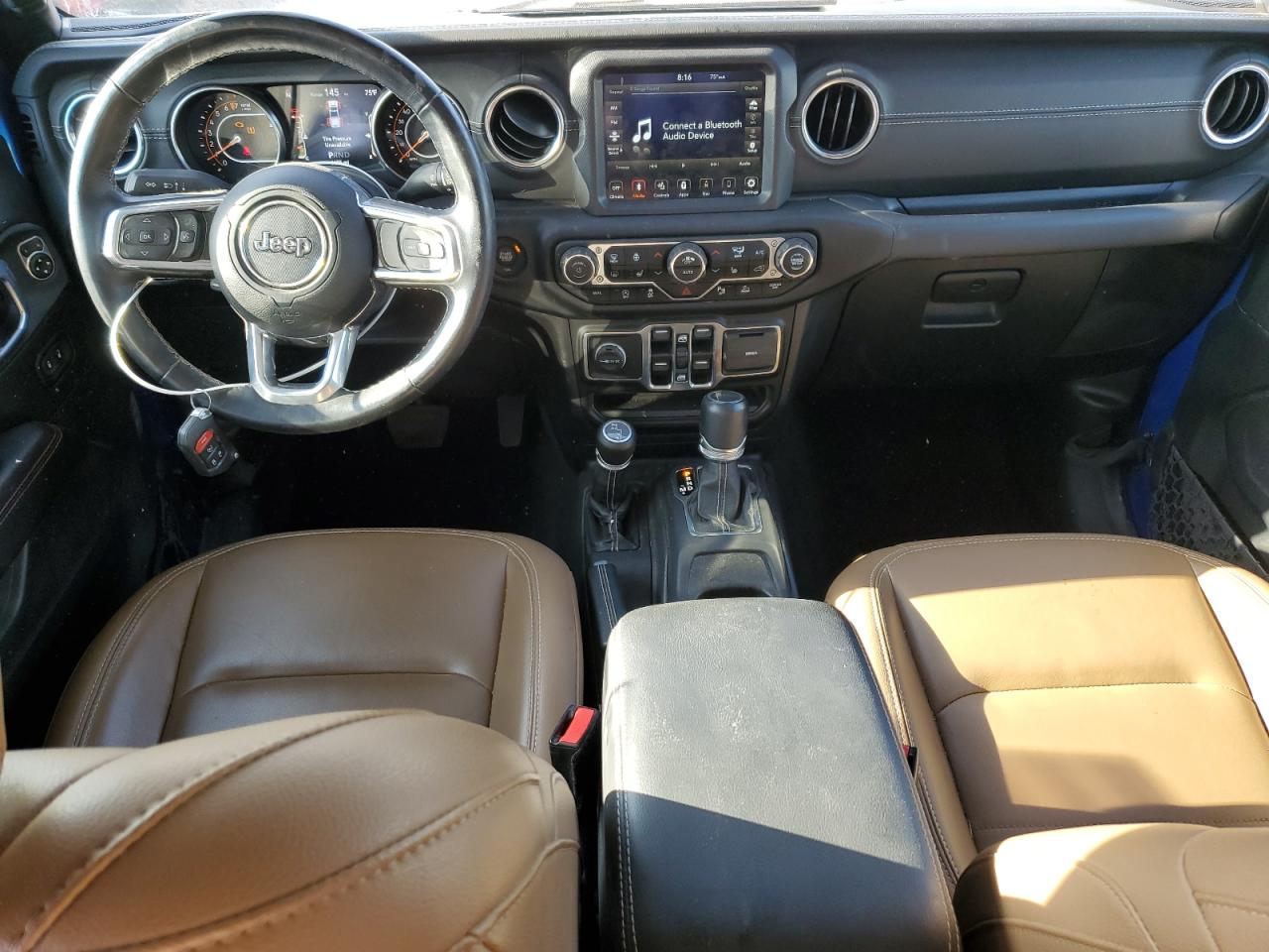 2021 Jeep Gladiator Overland VIN: 1C6HJTFG0ML554589 Lot: 70543005