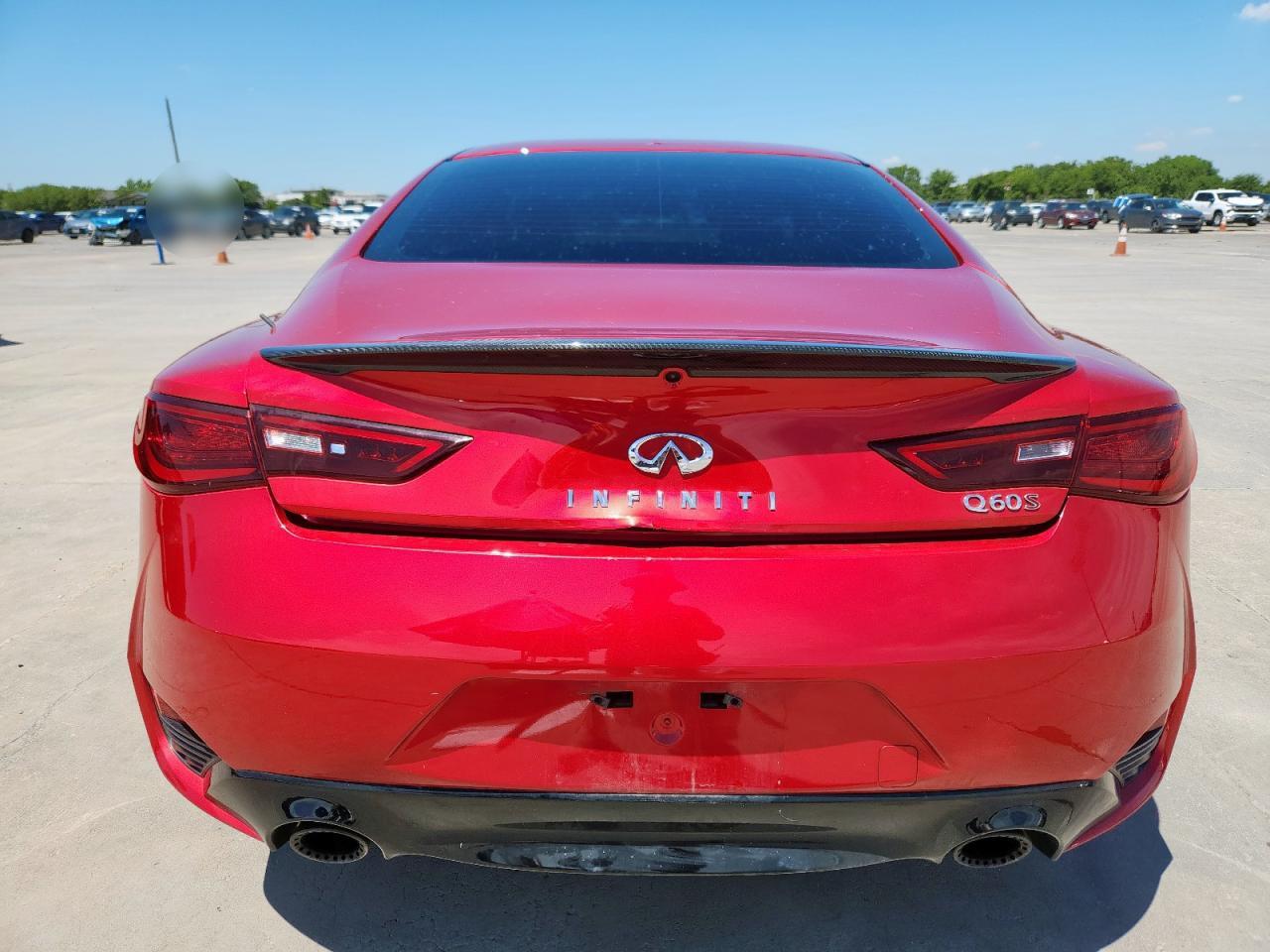 2018 Infiniti Q60 Red Sport 400 VIN: JN1FV7EK0JM530268 Lot: 67365925
