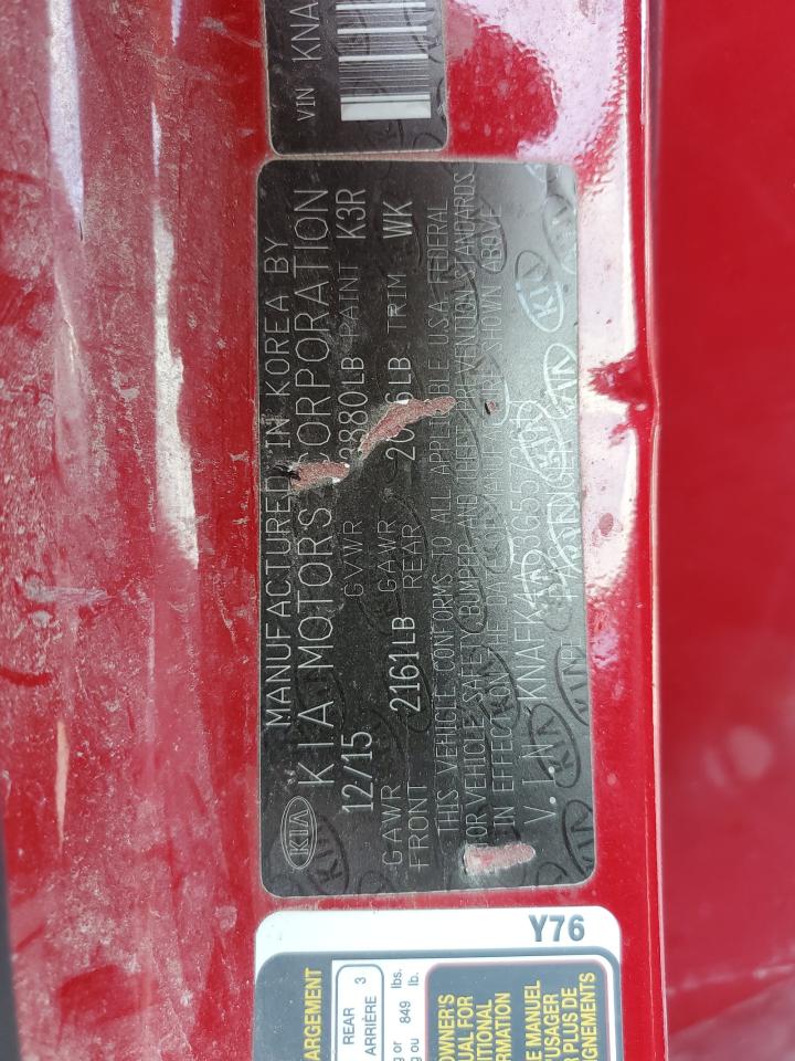 2016 Kia Forte Lx VIN: KNAFK4A63G5573614 Lot: 69416315