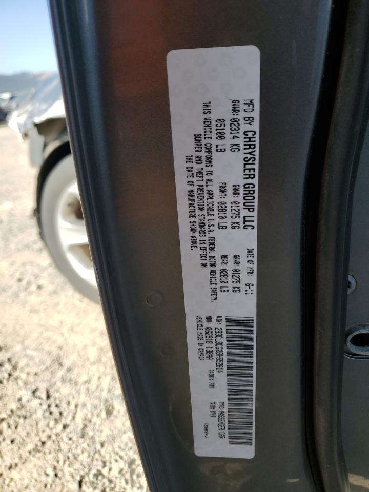 2011 Dodge Charger VIN: 2B3CL3CG0BH552614 Lot: 68739525