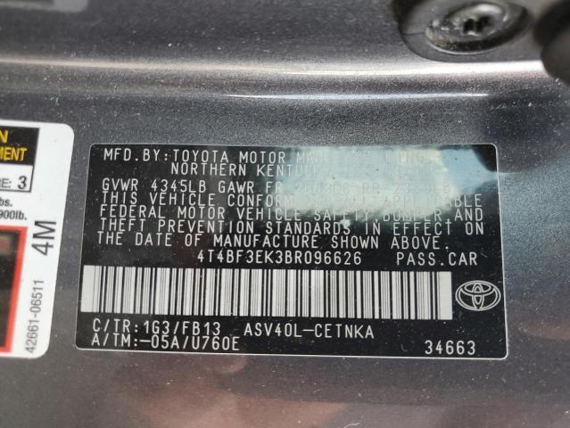 2011 TOYOTA CAMRY BASE  