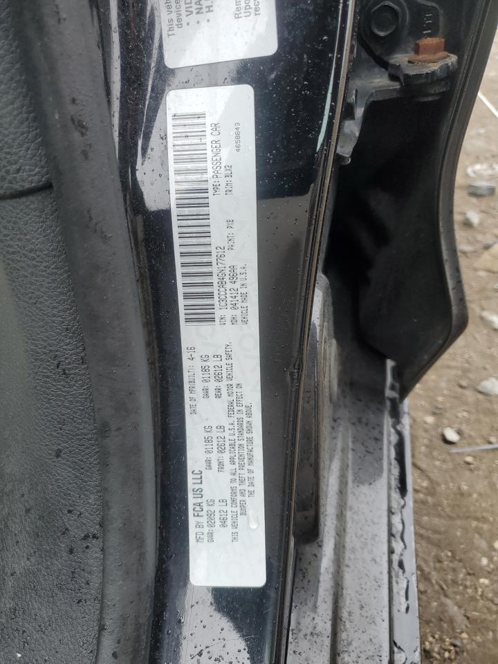 2016 Chrysler 200 Limited VIN: 1C3CCCAB4GN177612 Lot: 69190285