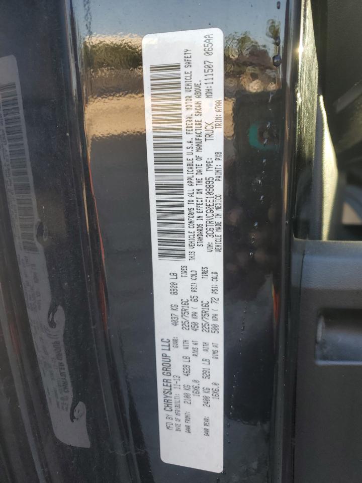 2014 Ram Promaster 2500 2500 High VIN: 3C6TRVCG0EE109895 Lot: 68332275