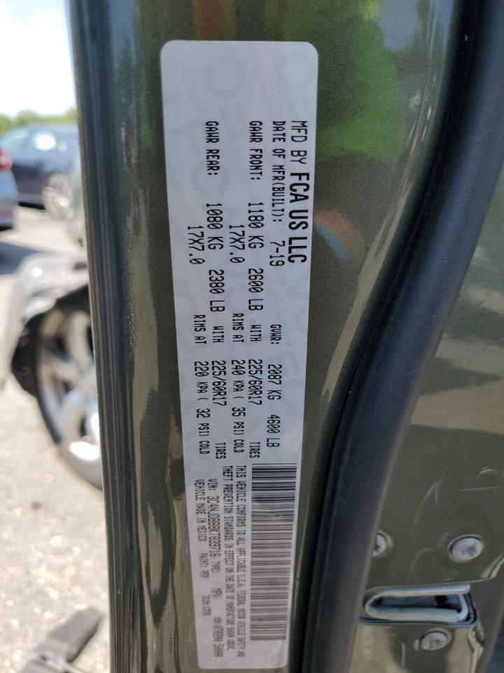 2019 Jeep Compass Latitude VIN: 3C4NJDBB8KT839716 Lot: 67866195