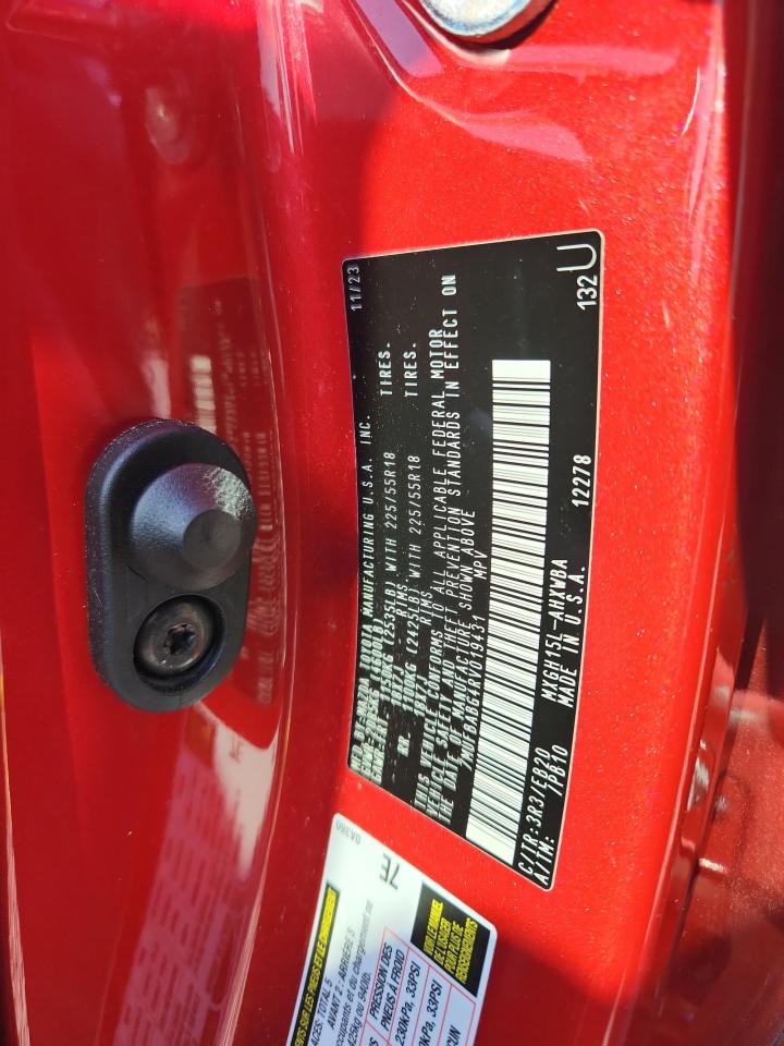 2024 Toyota Corolla Cross Se VIN: 7MUFBABG4RV019431 Lot: 69351635