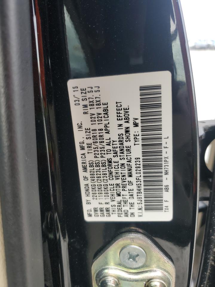 2015 Acura Rdx Technology VIN: 5J8TB4H53FL029239 Lot: 70706305