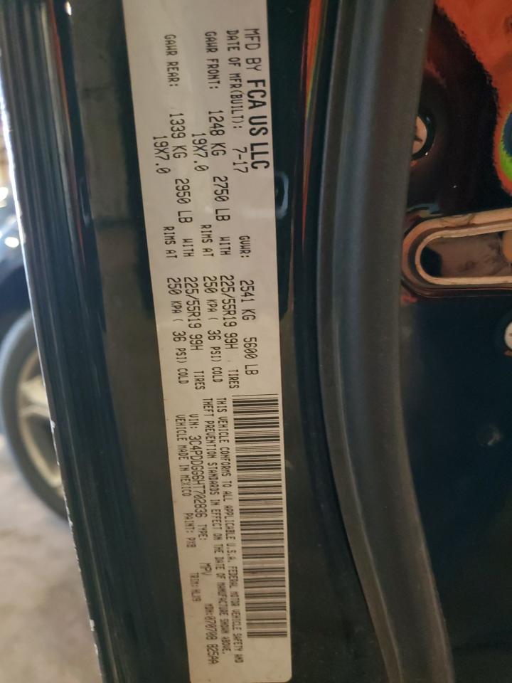 2017 Dodge Journey Crossroad VIN: 3C4PDDGG6HT702836 Lot: 69047165