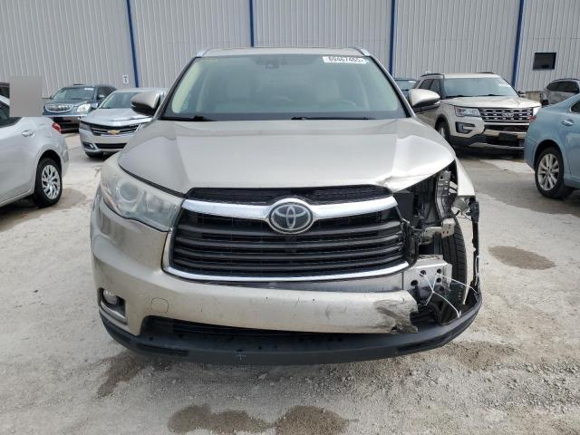  TOYOTA HIGHLANDER 2016 Золотой