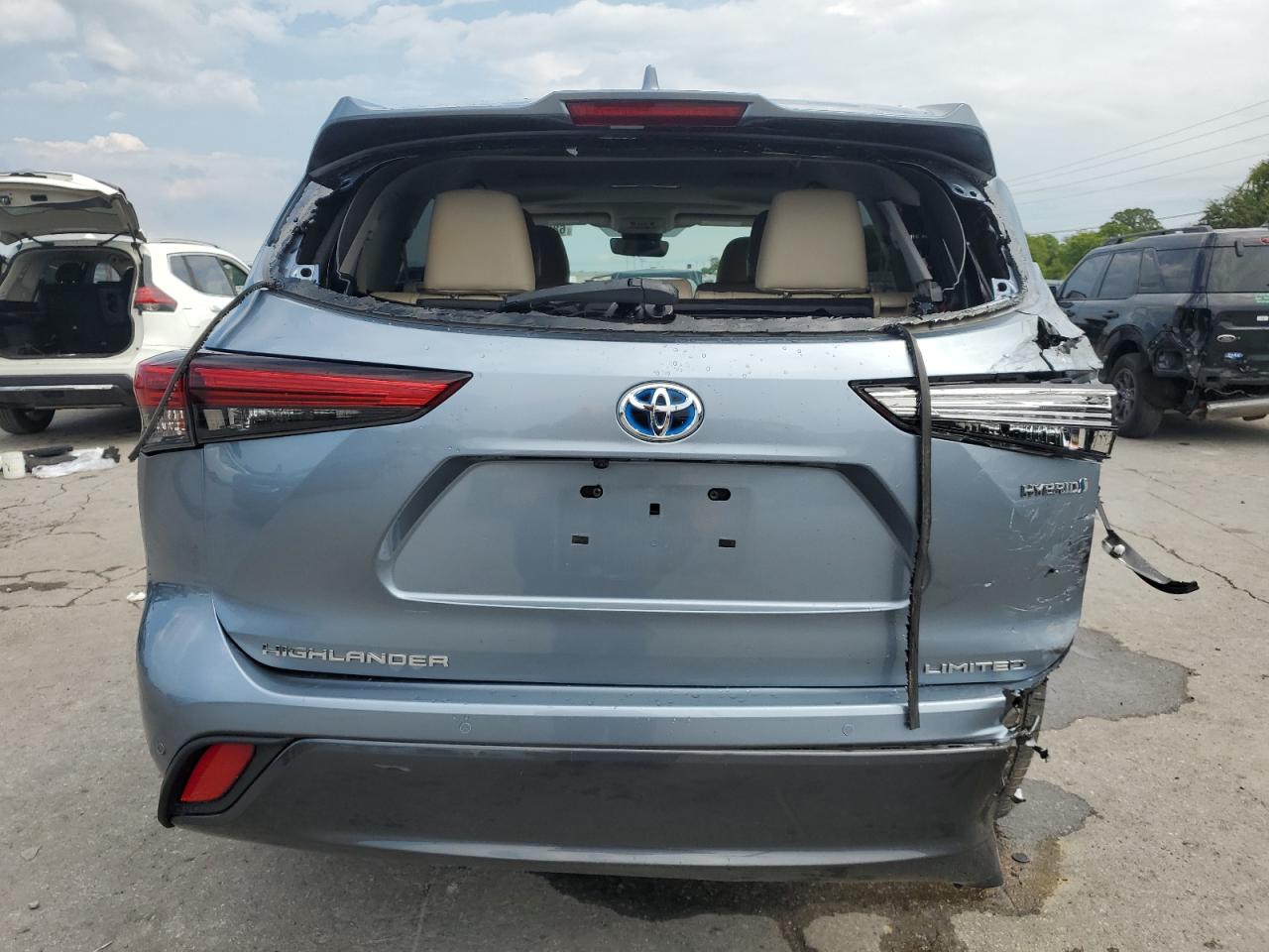 2022 Toyota Highlander Hybrid Limited VIN: 5TDYARAH8NS012619 Lot: 68895425