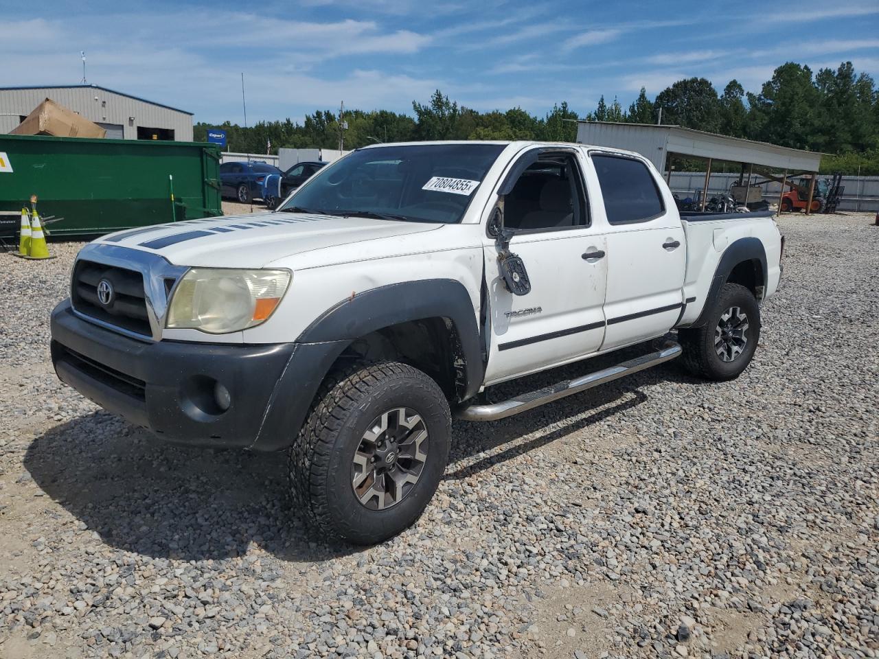 2008 Toyota Tacoma Double Cab Prerunner Long Bed white null gas 5TEKU72N58Z507048 photo #1