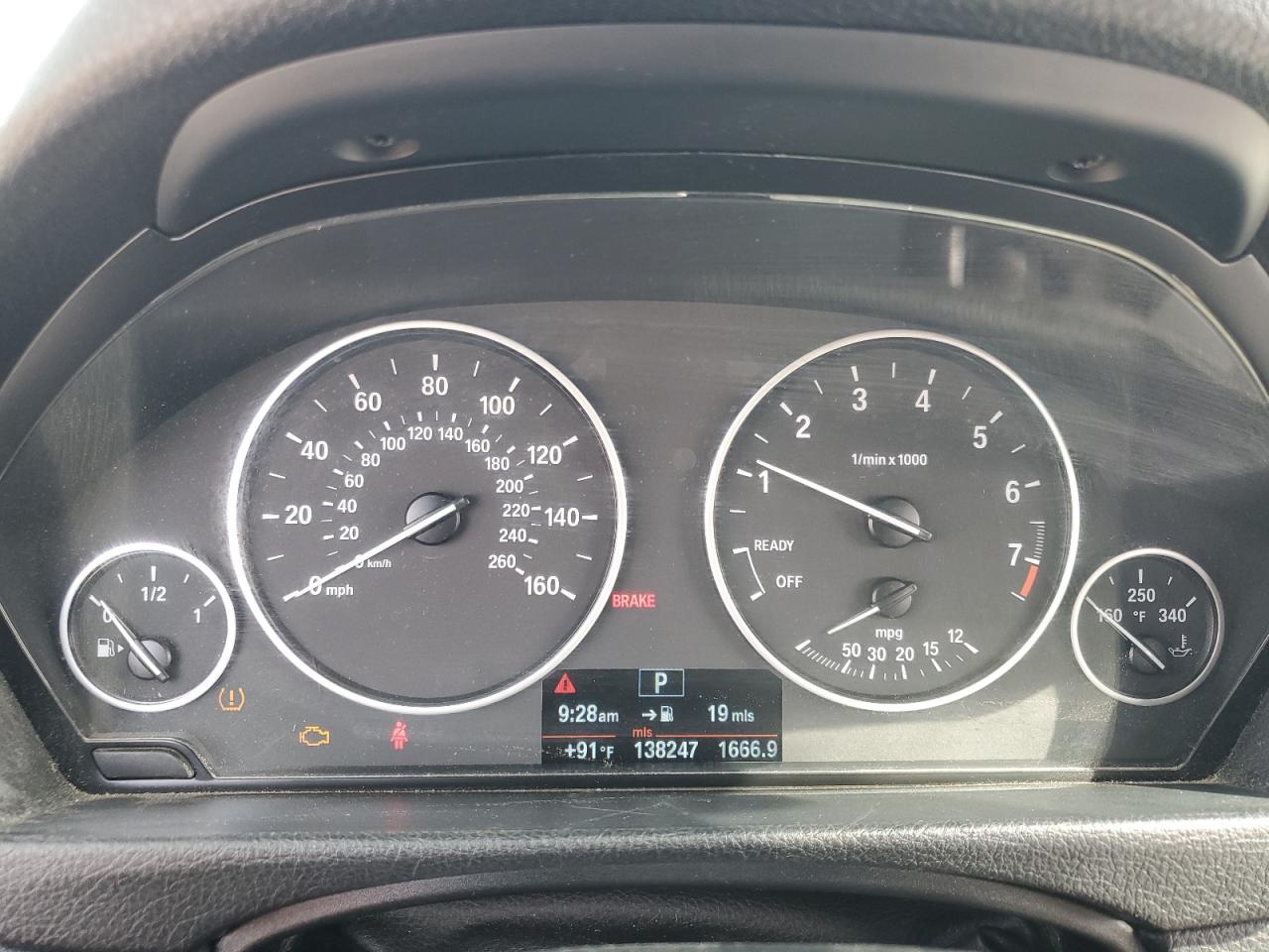 2013 BMW 328 I Sulev VIN: WBA3C1C50DF438163 Lot: 70698895