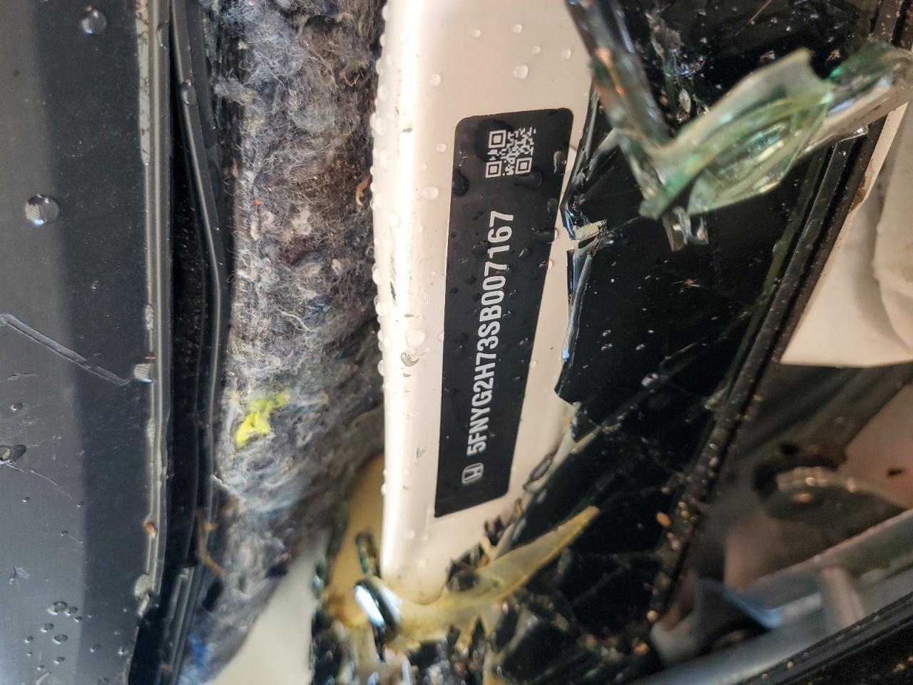 2025 Honda Pilot Touring VIN: 5FNYG2H73SB007167 Lot: 69792705