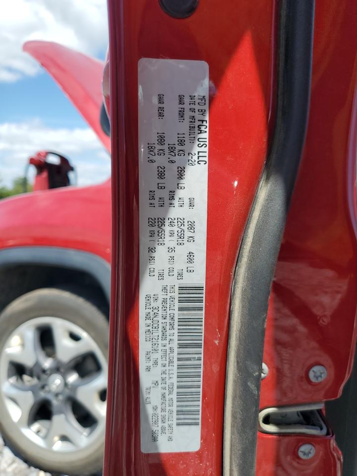 2020 Jeep Compass Limited VIN: 3C4NJDCB1LT216101 Lot: 69733475