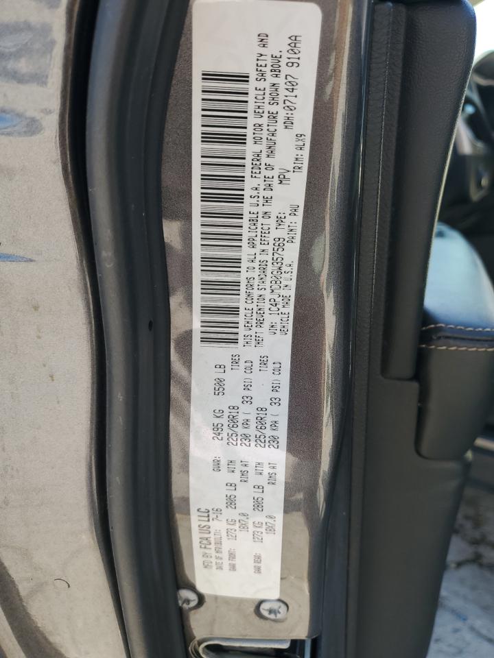 2016 Jeep Cherokee Limited VIN: 1C4PJMDB0GW357569 Lot: 70977485