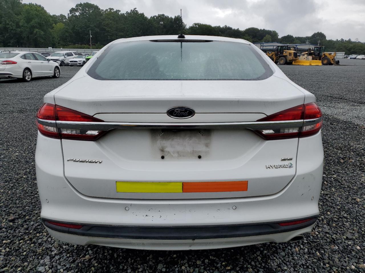2018 Ford Fusion Se Hybrid VIN: 3FA6P0LU1JR118862 Lot: 54032035