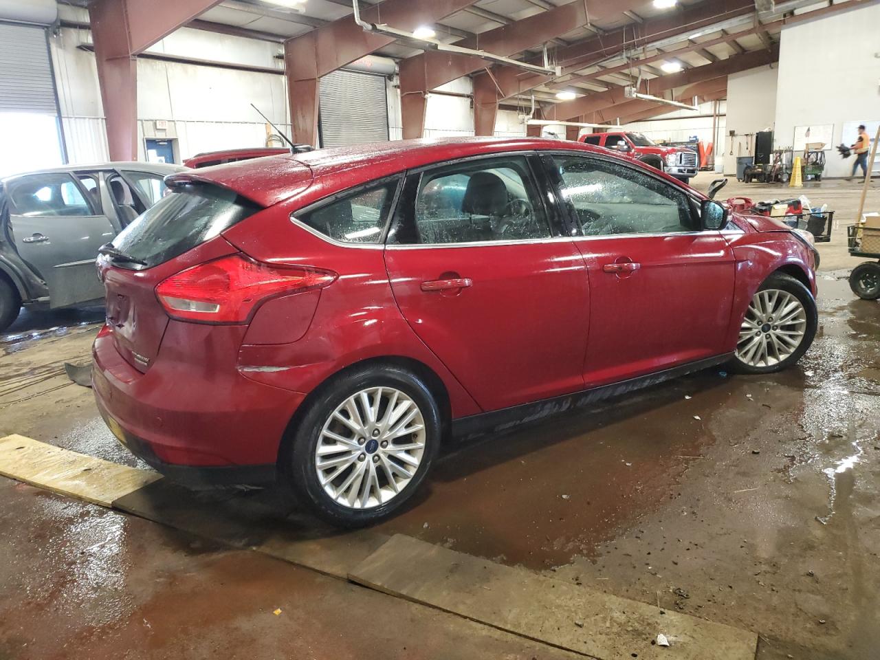 2016 Ford Focus Titanium red null gas 1FADP3N21GL274721 photo #4