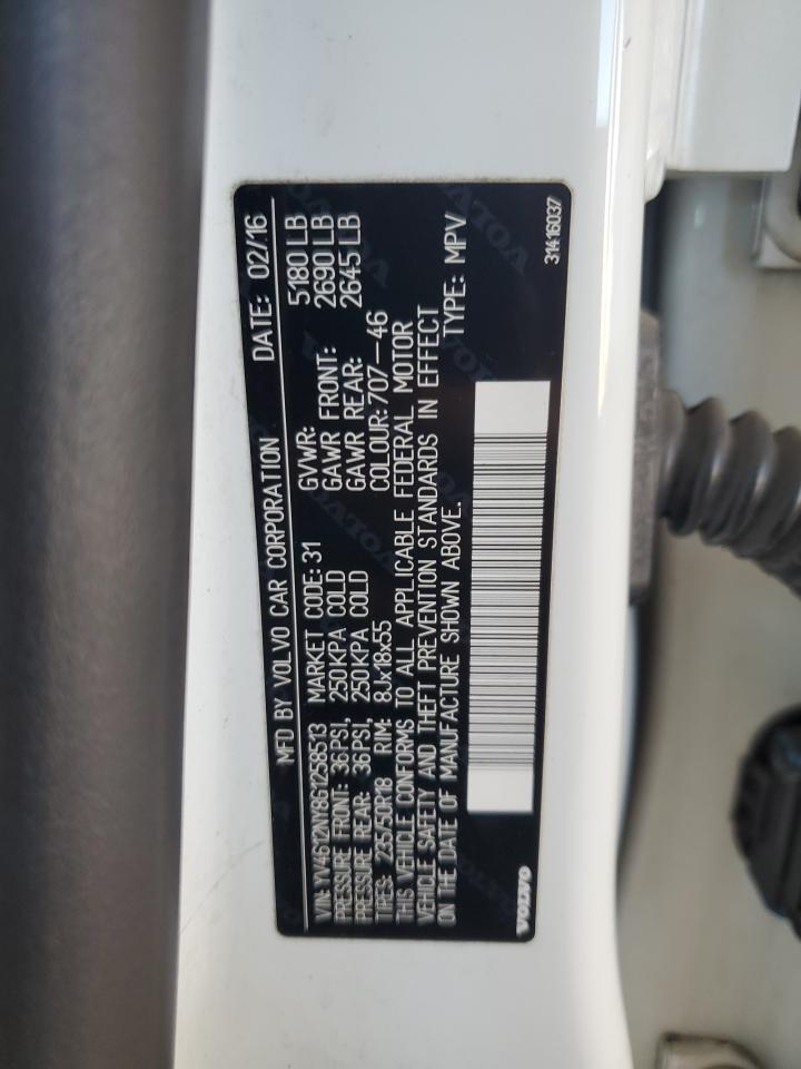 2016 Volvo Xc70 T5 Classic Platinum VIN: YV4612NY8G1258513 Lot: 70100685