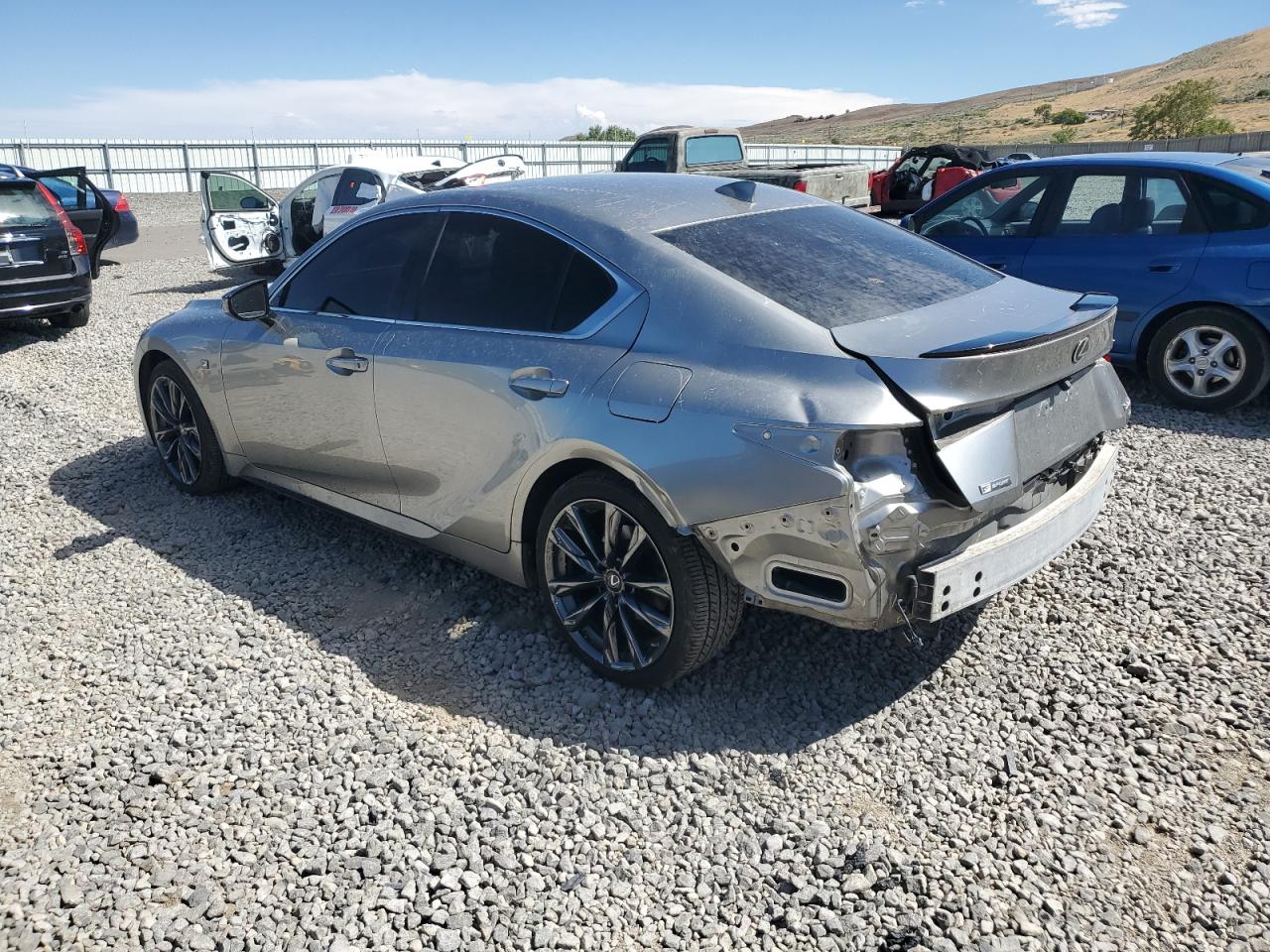 2021 Lexus Is 350 F Sport silver null gas JTHGZ1E21M5018549 photo #3