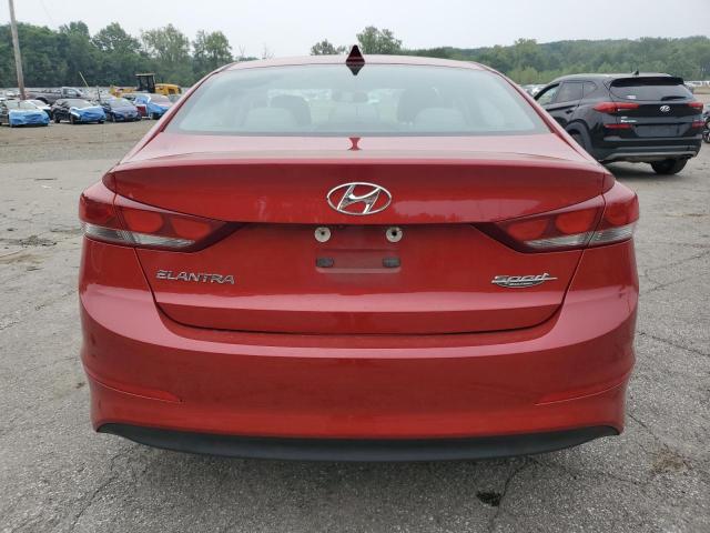  HYUNDAI ELANTRA 2017 Красный