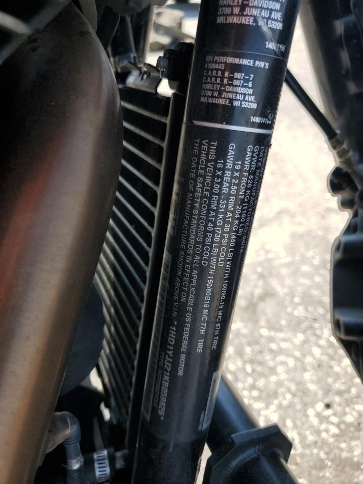 2019 Harley-Davidson Fxbb VIN: 1HD1YJJ21KB059826 Lot: 70135755