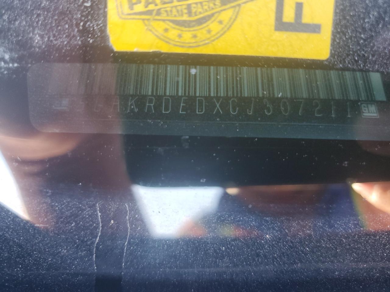 2012 Buick Enclave VIN: 5GAKRDEDXCJ307211 Lot: 69798625