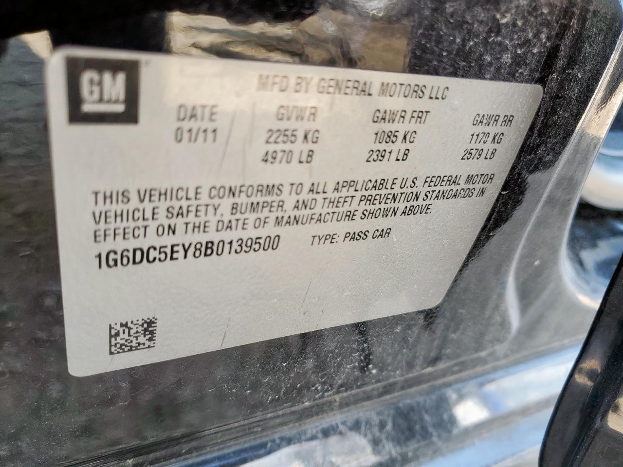 2011 Cadillac Cts VIN: 1G6DC5EY8B0139500 Lot: 68142635