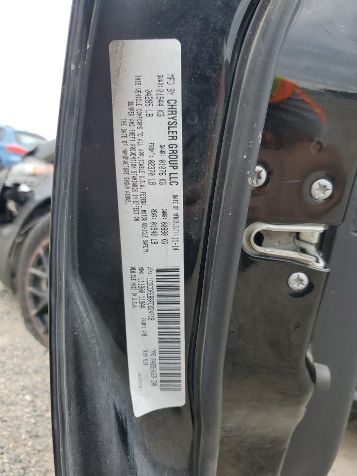 2015 Dodge Dart Gt VIN: 1C3CDFEB8FD224718 Lot: 70707615