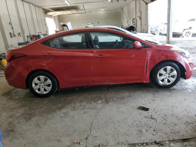  HYUNDAI ELANTRA 2016 Czerwony