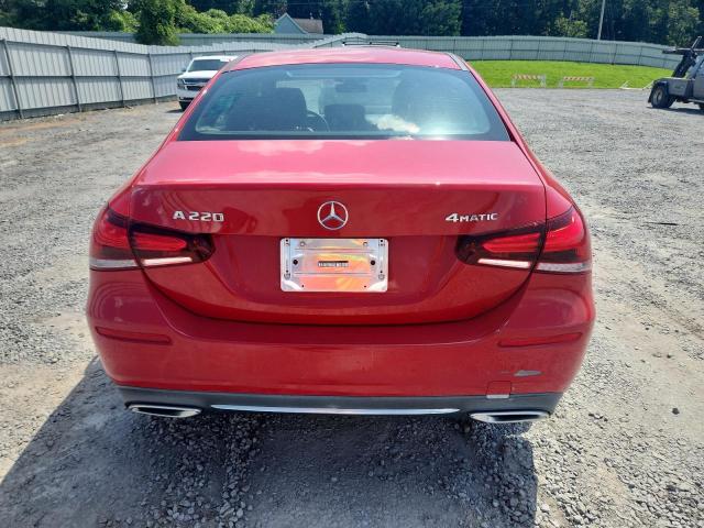  MERCEDES-BENZ A-CLASS 2019 Красный