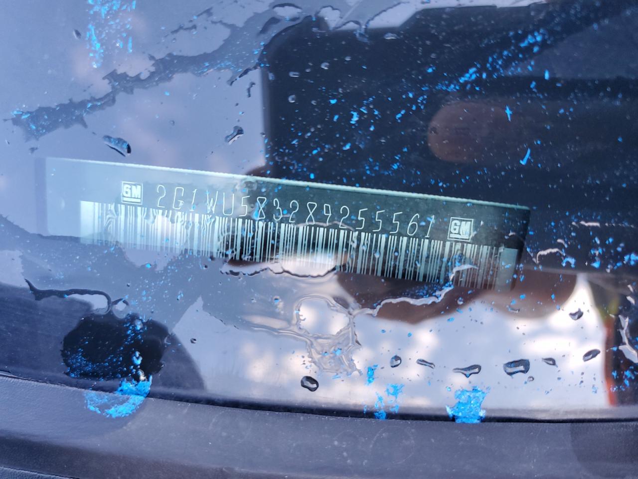 2008 Chevrolet Impala Ltz VIN: 2G1WU583289255561 Lot: 70549475