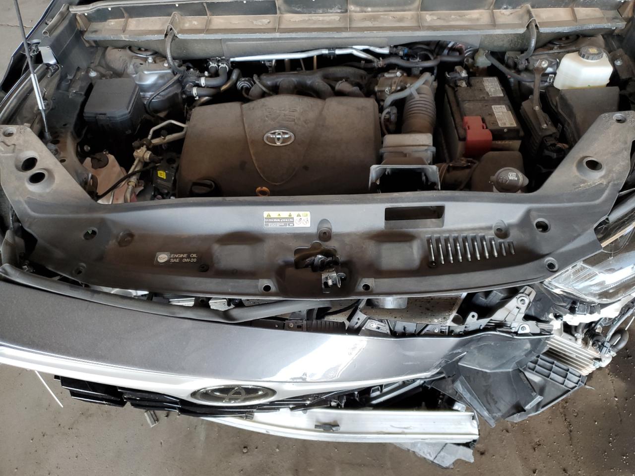 2021 Toyota Highlander L VIN: 5TDCZRBH4MS557863 Lot: 70230345